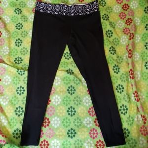 VS Pink Reversible Yoga Leggings L